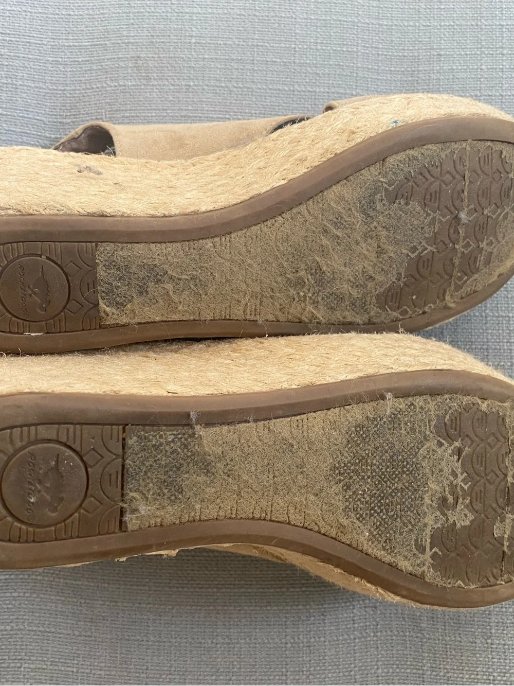 Rocket Dog Jute Wedge Sandals Size 8.5